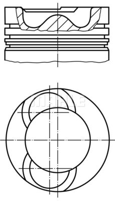  0280900 MAHLE Поршень