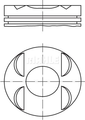  0029401 MAHLE Поршень