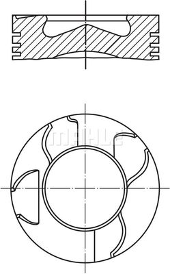  0031500 MAHLE Поршень