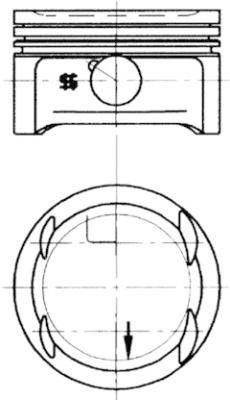  94301600 KOLBENSCHMIDT Поршень