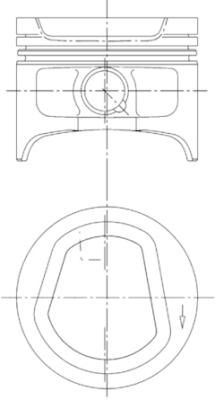  94553600 KOLBENSCHMIDT Поршень