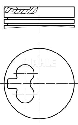  0145502 MAHLE Поршень