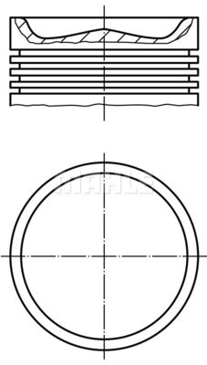  007PI00164002 MAHLE Поршень