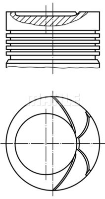  0349200 MAHLE Поршень