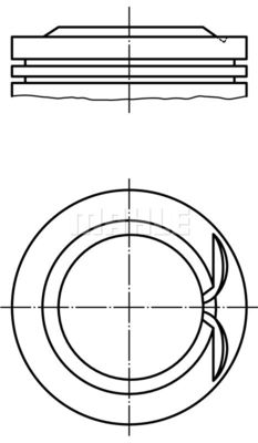  028PI00146002 MAHLE Поршень