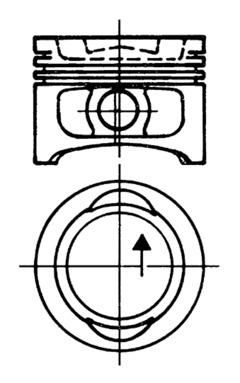  93457600 KOLBENSCHMIDT Поршень