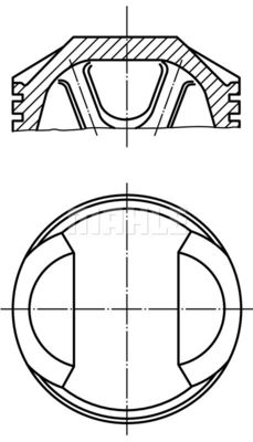  2791811 MAHLE Поршень