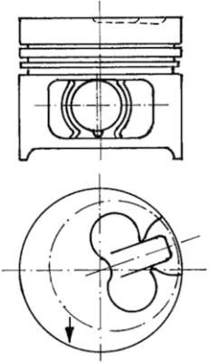  90858610 KOLBENSCHMIDT Поршень