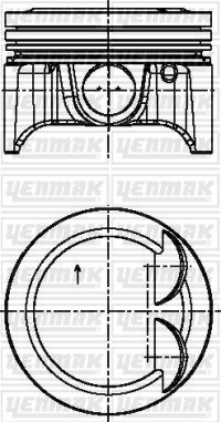  3104127000 YENMAK Поршень