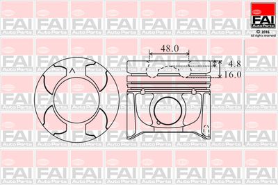  PK19000 FAI AutoParts Поршень