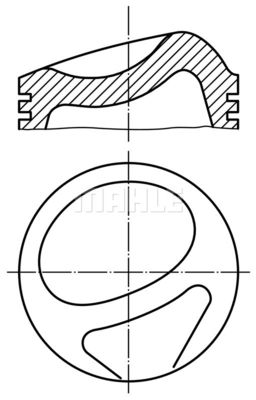  0310900 MAHLE Поршень