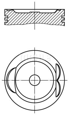  6273300 MAHLE Поршень