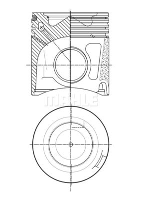  007PI00150003 MAHLE Поршень