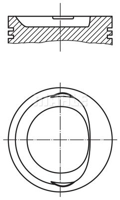  5681002 MAHLE Поршень