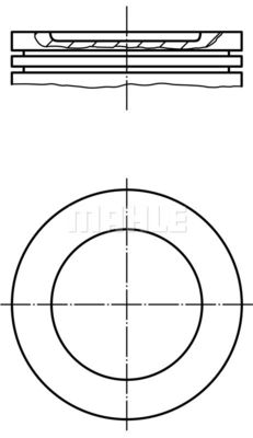  0020400 MAHLE Поршень