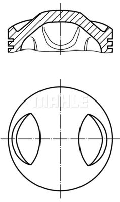  0817901 MAHLE Поршень