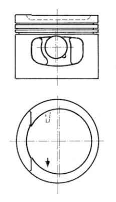  91128620 KOLBENSCHMIDT Поршень