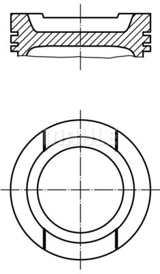  0309202 MAHLE Поршень