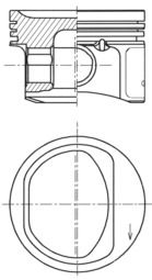  41754610 KOLBENSCHMIDT Поршень