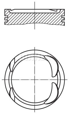  021PI00117000 MAHLE Поршень