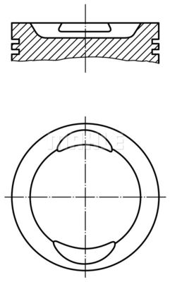  0094101 MAHLE Поршень