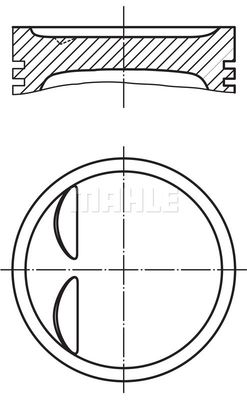  0087702 MAHLE Поршень