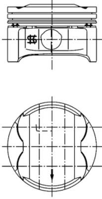  99439600 KOLBENSCHMIDT Поршень