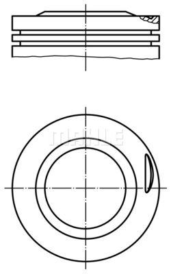  0822700 MAHLE Поршень