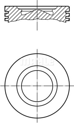  007PI00109001 MAHLE Поршень