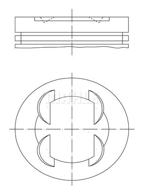  011PI00110000 MAHLE Поршень