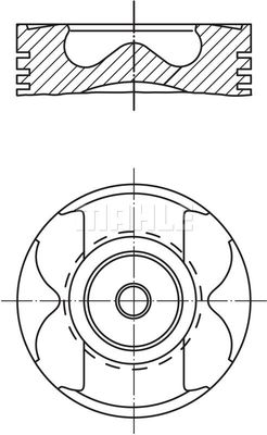  001PI00182001 MAHLE Поршень