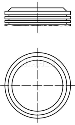  0376200 MAHLE Поршень