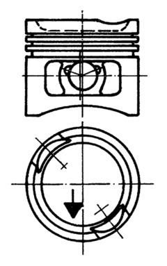  93867710 KOLBENSCHMIDT Поршень