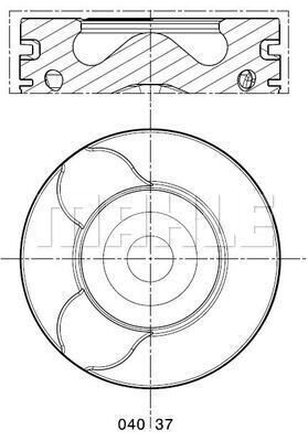  0403700 MAHLE Поршень