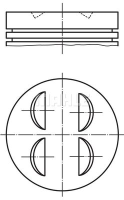  0147701 MAHLE Поршень