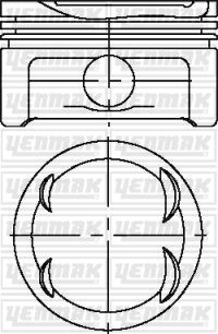  3903647000 YENMAK Поршень