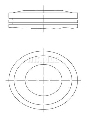  0121001 MAHLE Поршень