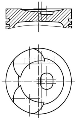  0019201 MAHLE Поршень