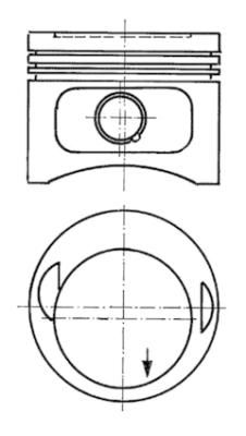  93968620 KOLBENSCHMIDT Поршень