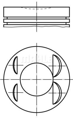  0396501 MAHLE Поршень