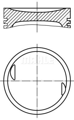  0022701 MAHLE Поршень