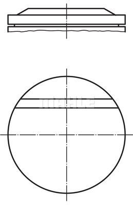  0027112 MAHLE Поршень