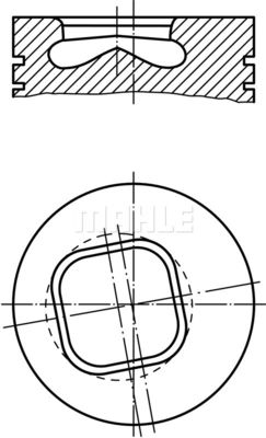  6078200 MAHLE Поршень