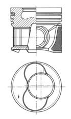  41158600 KOLBENSCHMIDT Поршень