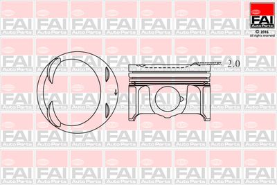  PK14000 FAI AutoParts Поршень