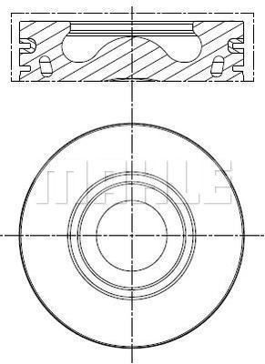  013PI00136001 MAHLE Поршень