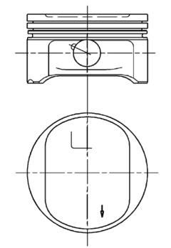  90352600 KOLBENSCHMIDT Поршень