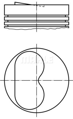  0094901 MAHLE Поршень