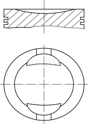  0346902 MAHLE Поршень