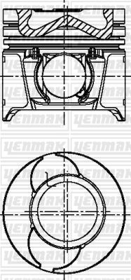  3104675000 YENMAK Поршень